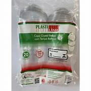 KIT TAMPA/COPO BOLHA 200ML PLASTILANIA 20UN
